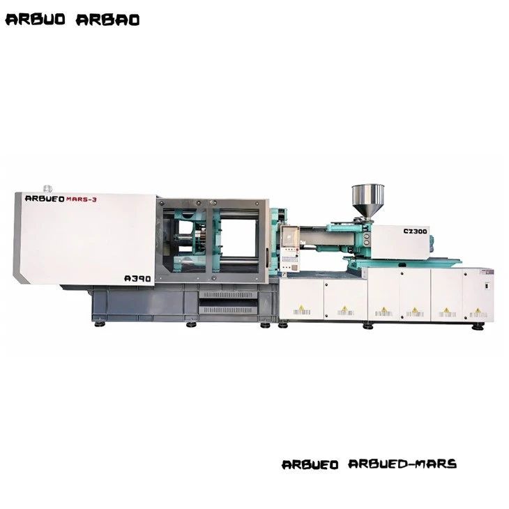 390-tons horisontell hydraulisk formsprutningsmaskin